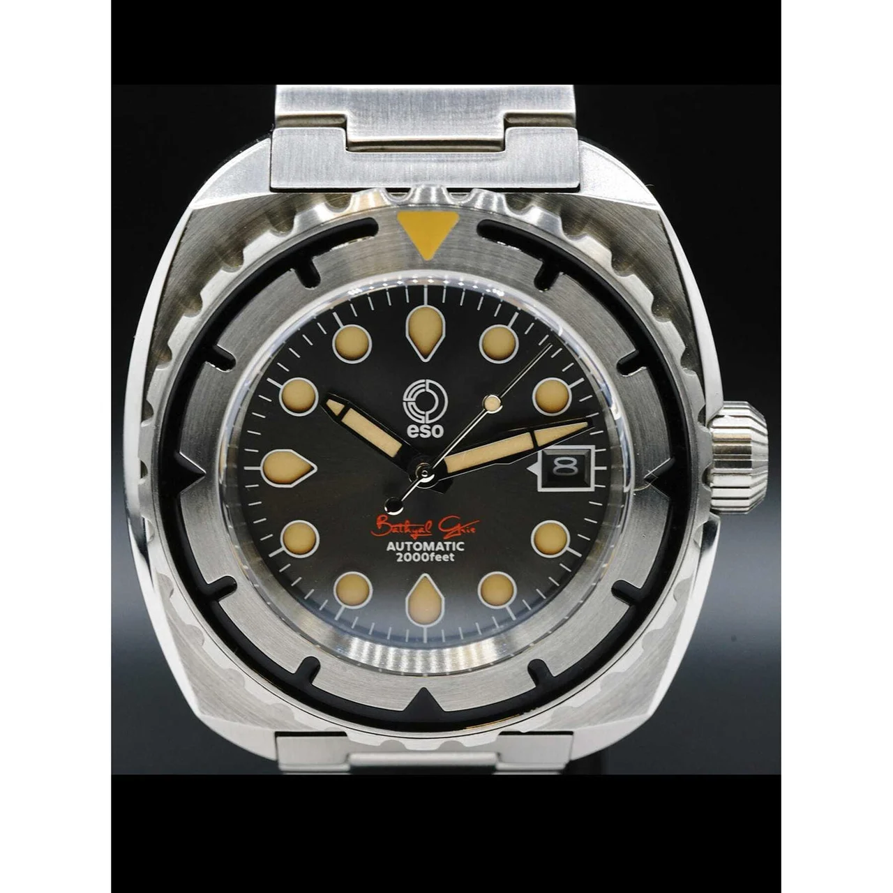 Esotericwatches Eso Bathyal Gris 210000016217 48 mm kol saati