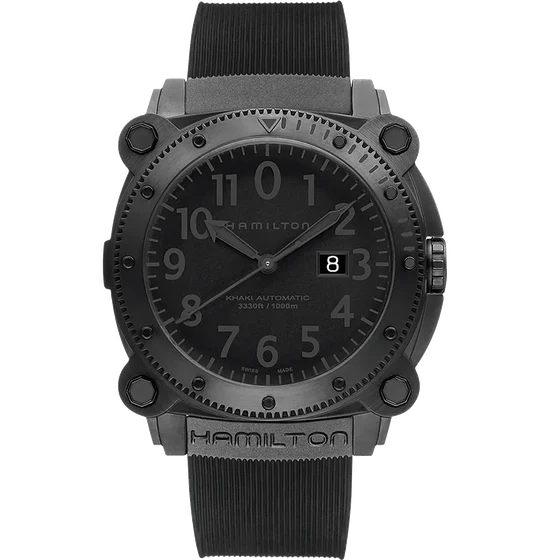 Hamilton Khaki Navy BeLOWZERO 1000m Auto H78585333 kol saati