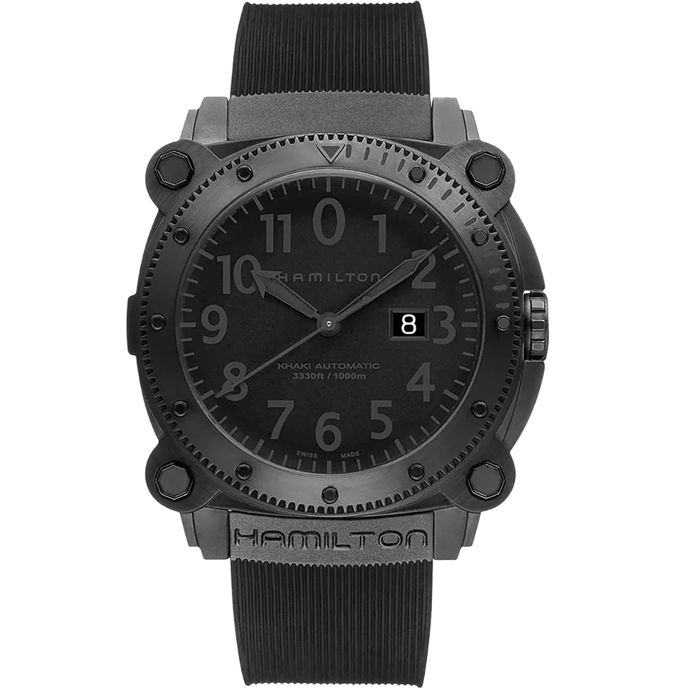 Hamilton Khaki Navy BeLOWZERO 1000m Auto H78585333 46 mm kol saati