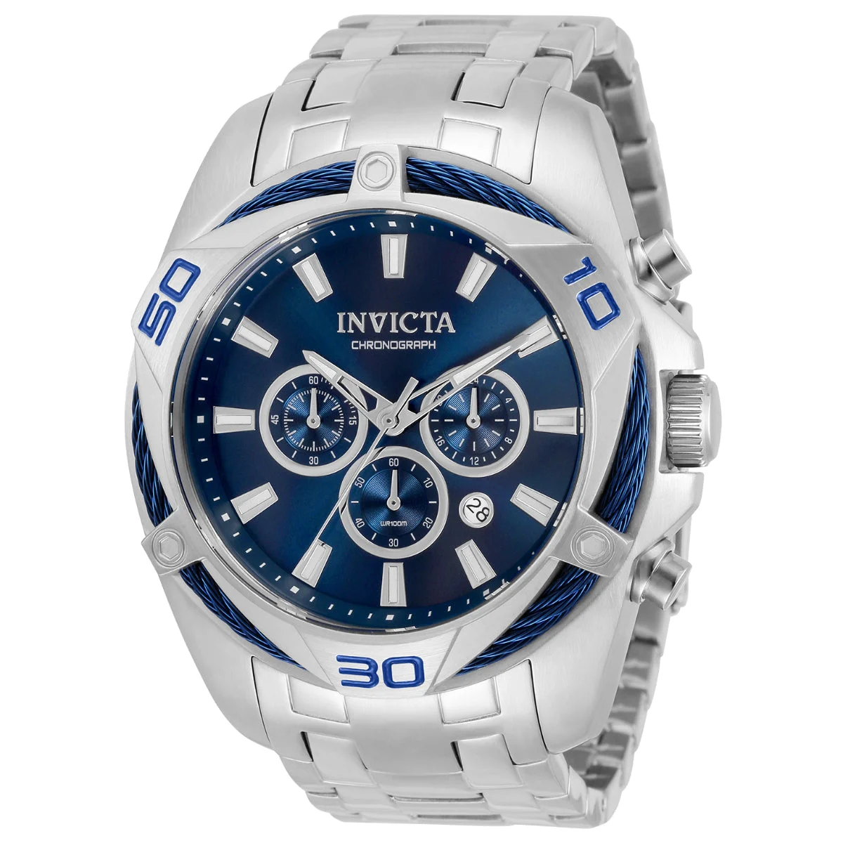 Invicta Bolt Tensora Watch - 50mm, Steel (ZG-32373) 50 mm kol saati