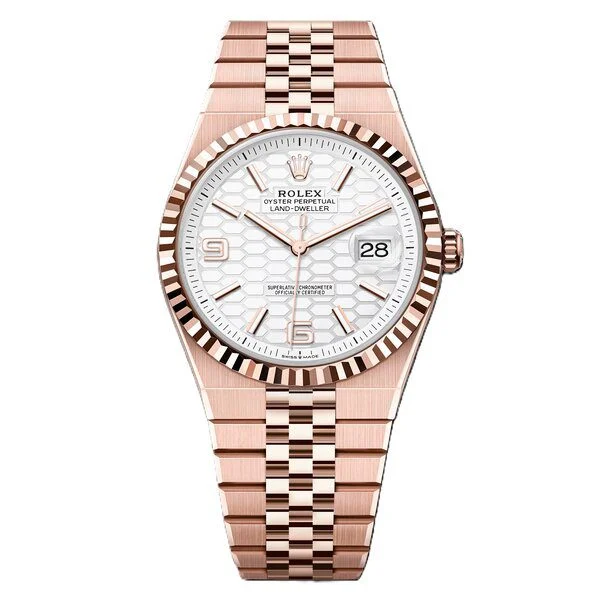 Rolex Land-Dweller 40 Everose gold 127335-0001 kol saati