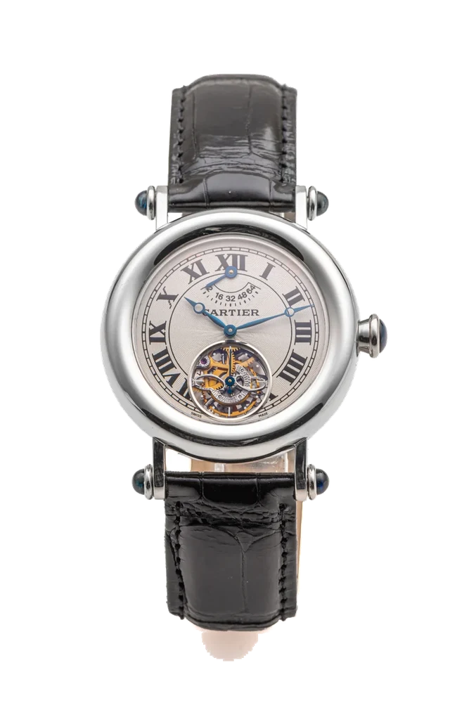 Cartier CARTIER, REF. 2051, DIABOLO, TOURBILLON, PLATINUM kol saati