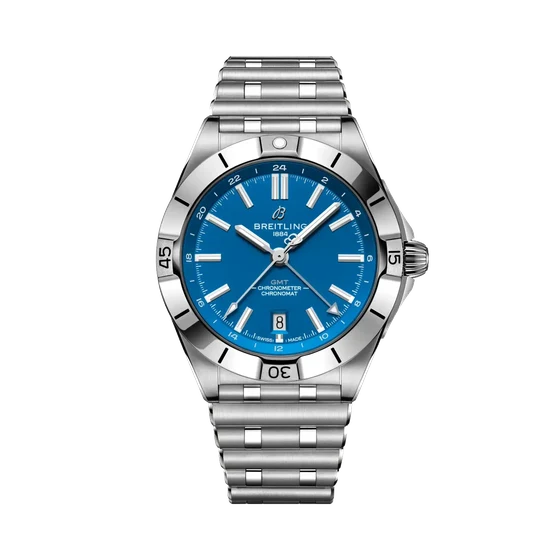 Breitling Chronomat Automatic GMT 40 NFL Detroit Lions Edition A32398B31C1A1 kol saati