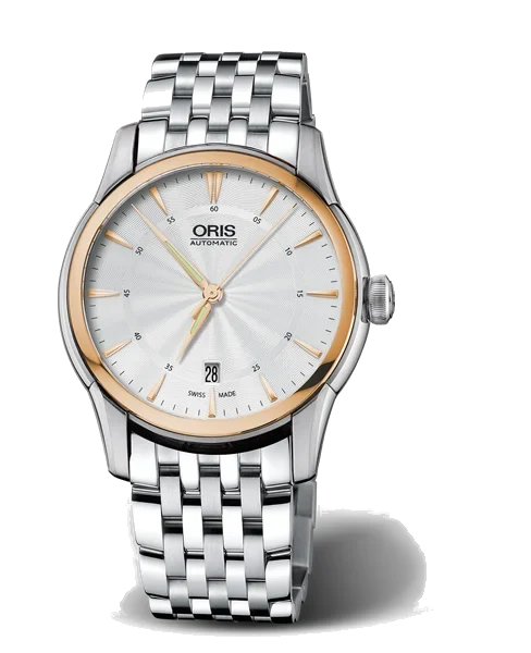 Oris Artelier Date 01 733 7670 6351-07 8 21 77 40.5 mm kol saati