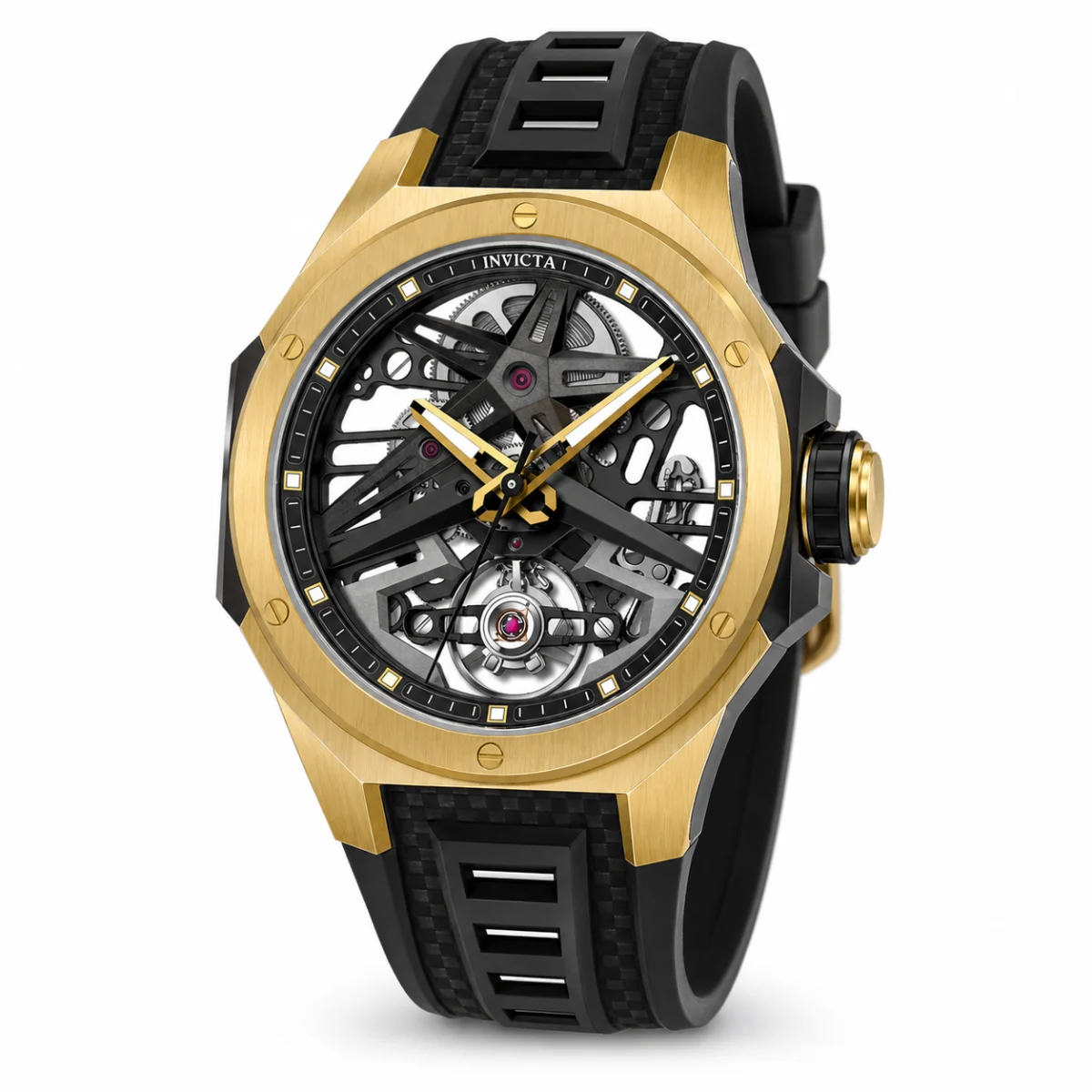 Invicta Celestial Adamastre Automatic Watch w/ Skeleton Dial - 43mm, Black (69538) 43 mm kol saati