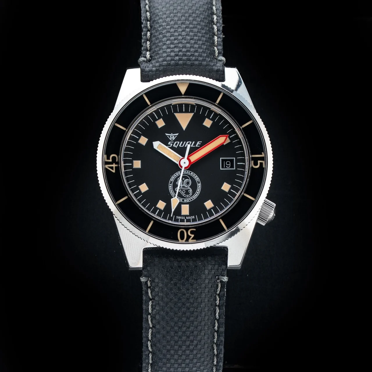 Squale Drass Galeazzi 210009N31873 42 mm kol saati