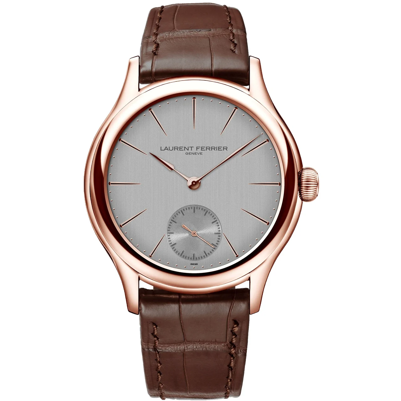 Laurent Ferrier Classic Micro Rotor Red Gold Silver Grey LCF004.R5.GR1 kol saati