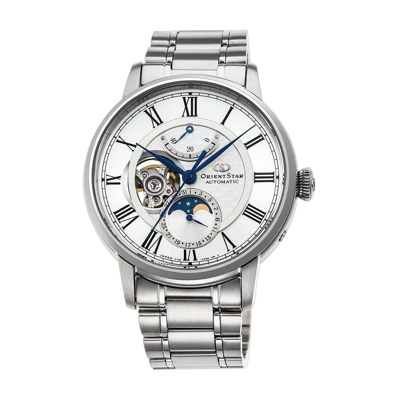 Orient Star Moon Phase ORRE-AM0005S 41 mm kol saati