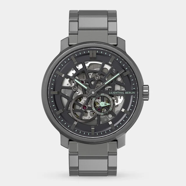 Lilienthal Berlin Neolux Skeleton N3-002-B040F kol saati