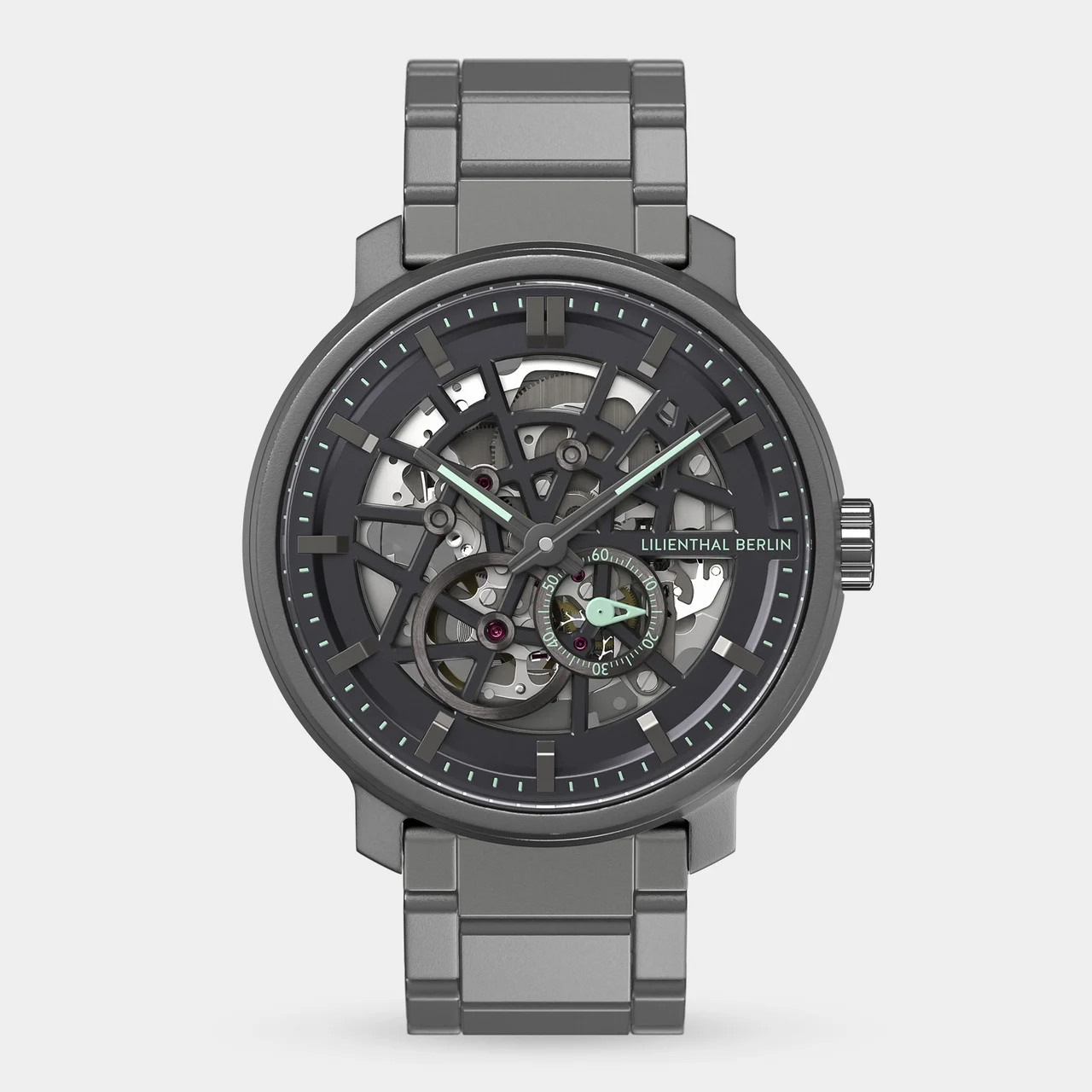 Lilienthal Berlin Neolux Skeleton N3-002-B040F 42 mm kol saati