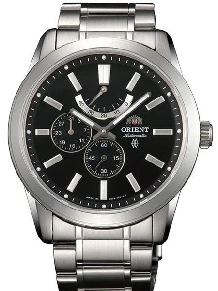 Orient Regent Automatic Watch with Sapphire Crystal and Power Reserve Indicator #EZ08001B 42 mm kol saati
