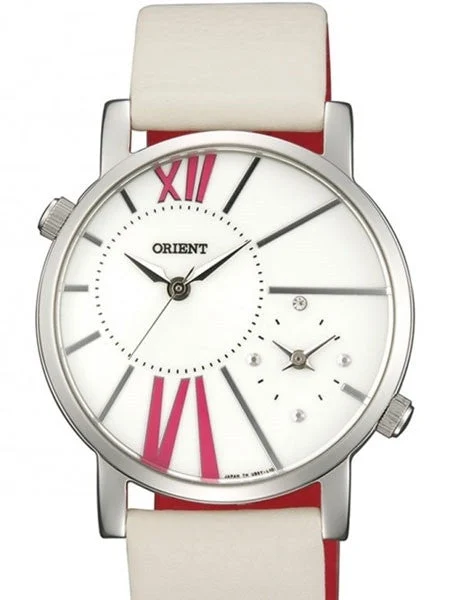 Orient Valentina Dual-Time Watch with Two Quartz Movements #UB8Y004W kol saati