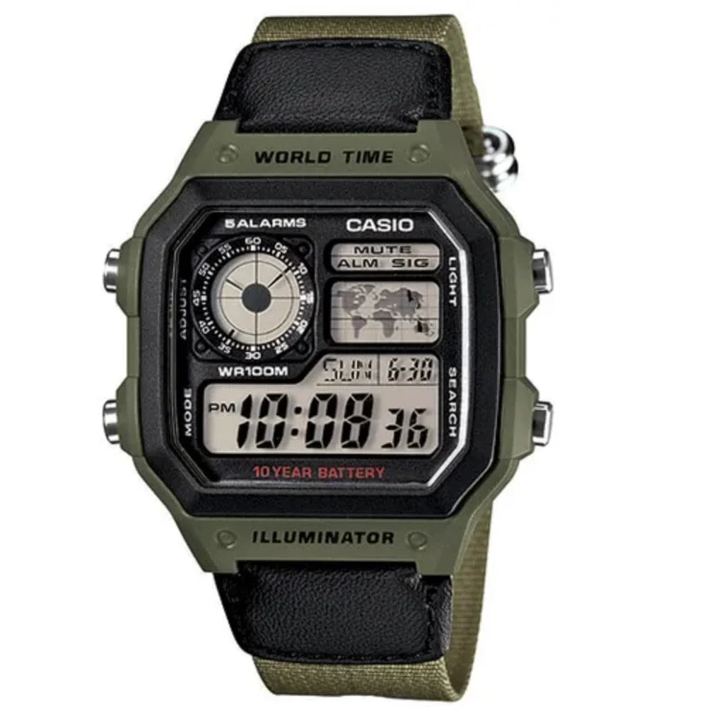 Casio AE-1200WHB-3BVDF-P 42 mm kol saati