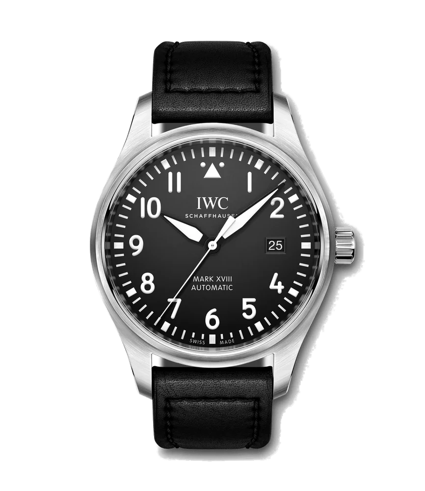 IWC Pilot’s Watch Mark XVIII Ref IW327001 Black Dial 41 mm kol saati