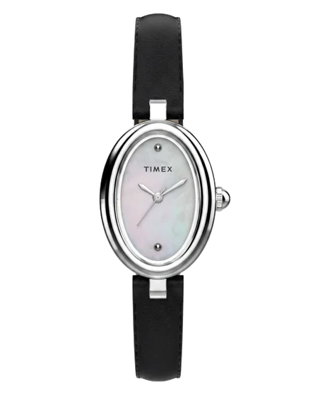 Timex Cavatina® Luxe 22mm Leather Strap Watch TW2Y86400 kol saati