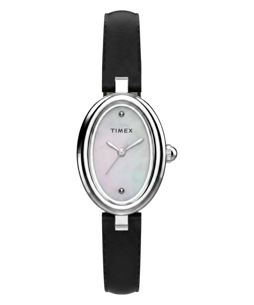 Timex Cavatina® Luxe 22mm Leather Strap Watch TW2Y86400 22 mm kol saati
