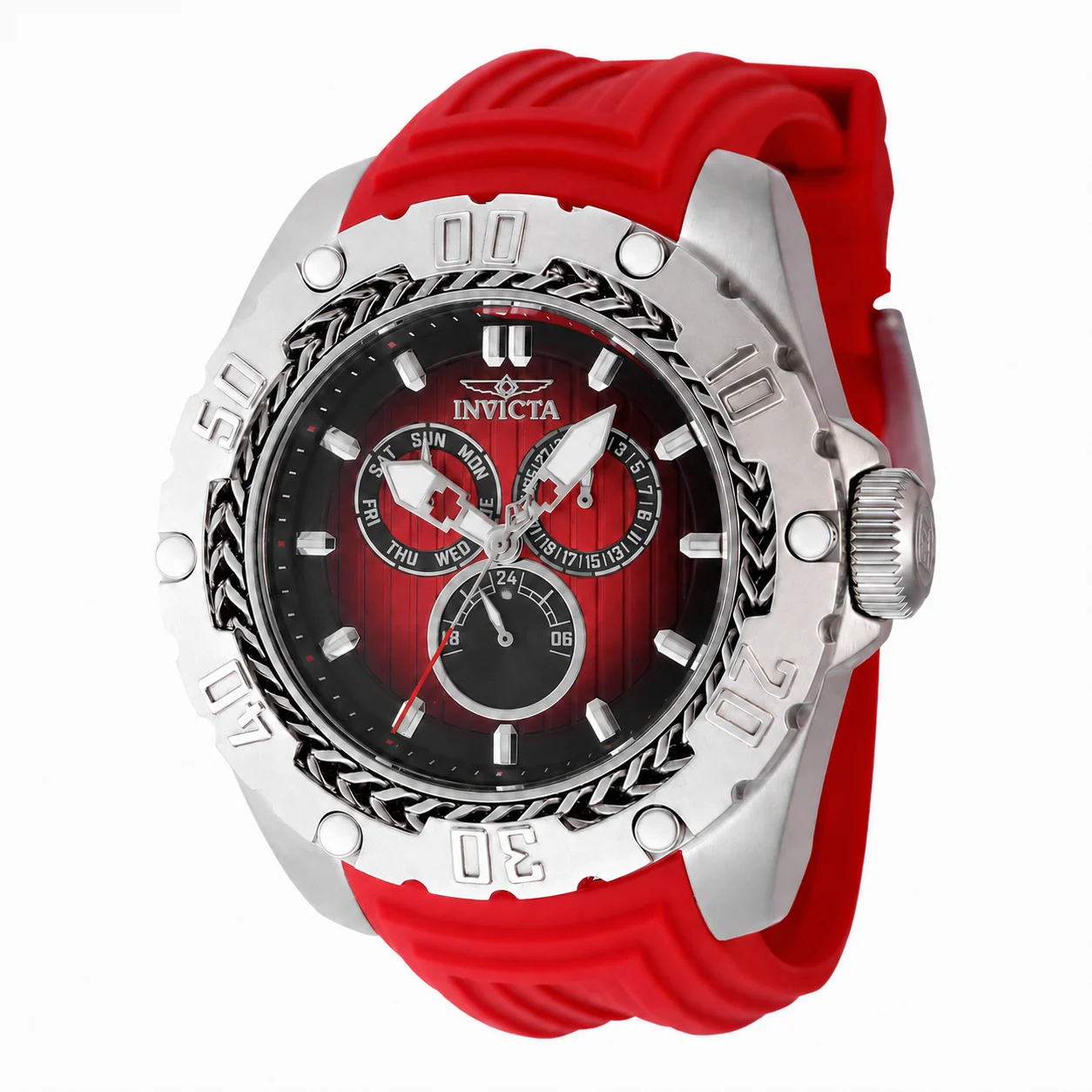 Invicta Explorer Orvantis Watch - 51.5mm, Red (48020) 51.5 mm kol saati