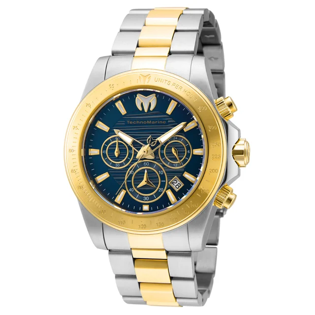 Invicta TechnoMarine Manta Ray Watch - 42mm, Steel, Gold (TM-219003) kol saati