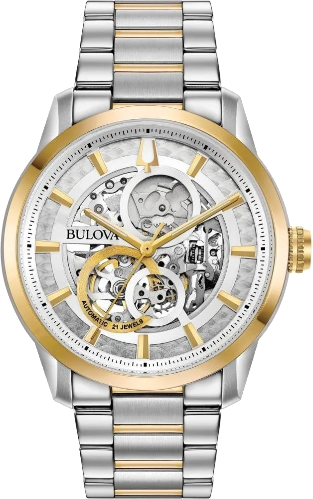 Bulova Sutton Skeleton Automatic 98A214 43 mm kol saati