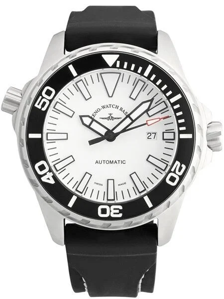 Zeno Meter Pro Dive Watch with White Dial and Swiss ETA Automatic Movement #6603-a2 kol sa