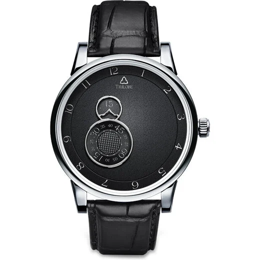 Trilobe Nuit Fantastique Grained Black Titanium 38.5mm NF02NG kol saati