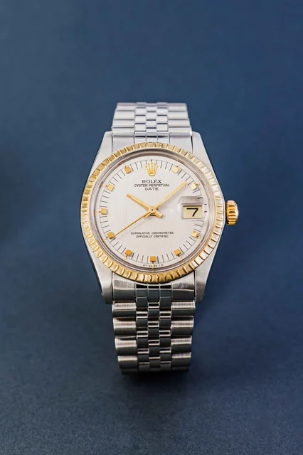 Rolex Date Two Tone sigma ‘peg’ index kol saati