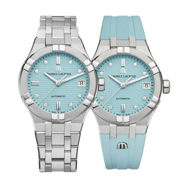 Maurice Lacroix Aikon Automatic Limited Summer Edition 35 mm - Turquoise AI6006-SS00F-451-
