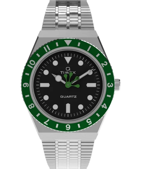 Timex seconde/seconde/ 38mm Stainless Steel Bracelet Watch TW2Y48100 kol saati