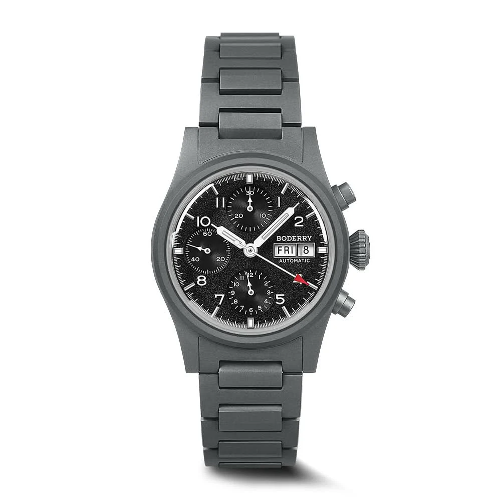 BODERRY Landmaster BD-A18T-01B 39 mm kol saati