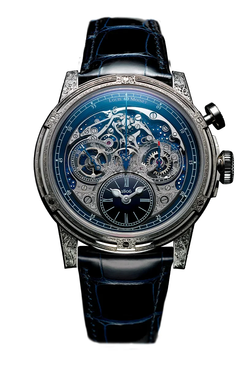 Louis Moinet Louis Moinet LM-54.71.21 46 mm kol saati