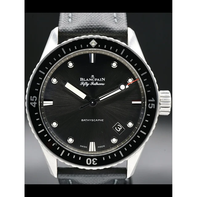 Blancpain Fifty Fathoms Bathyscaphe 5000-1110-B52A 210000059256 kol saati