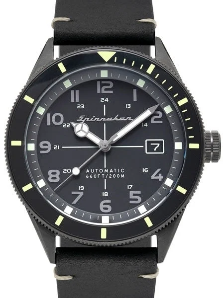 Spinnaker Cahill Automatic Dive Watch with Sapphire Crystal, Luminous Bezel #SP-5064-01 43 mm kol saati