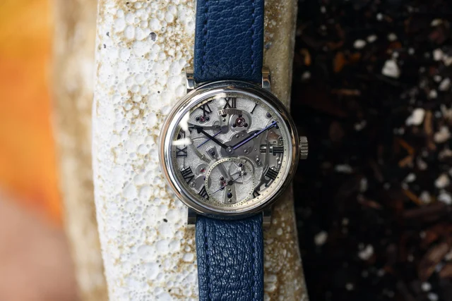 Roger W. Smith Series 5 Open Dial 38mm, White Gold kol saati