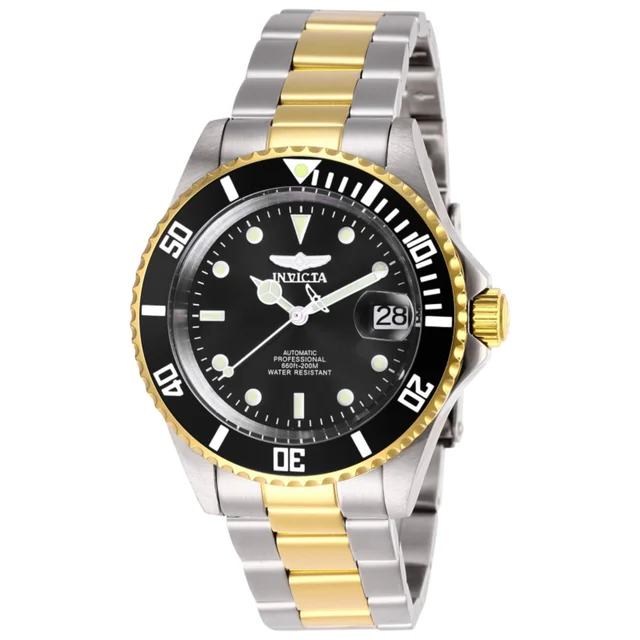 Invicta Pro Diver Connection Automatic Watch - 40mm. Steel, Gold (28663) kol saati