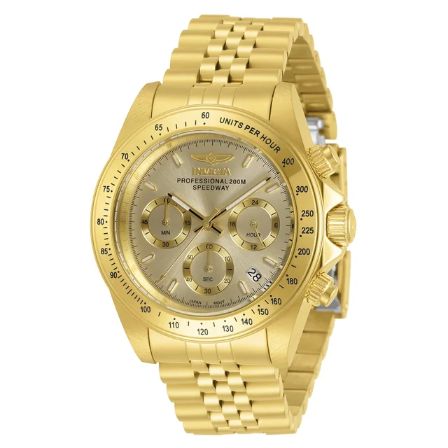 Invicta Speedway Velisque Watch - 39.5mm, Gold (ZG-30997) kol saati