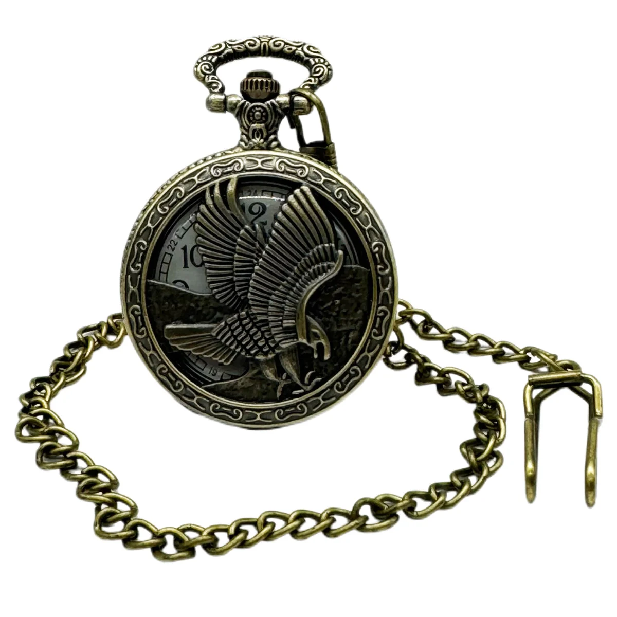 Invicta Vintage Liberty Pocket Watch - 47mm. Bronze (49003) 47 mm kol saati