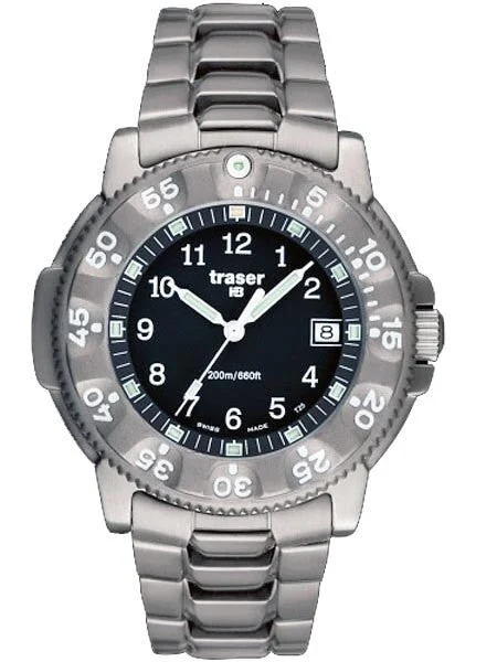 Traser Commander 100 Military Titanium Watch #P6506.670.32.01 kol saati