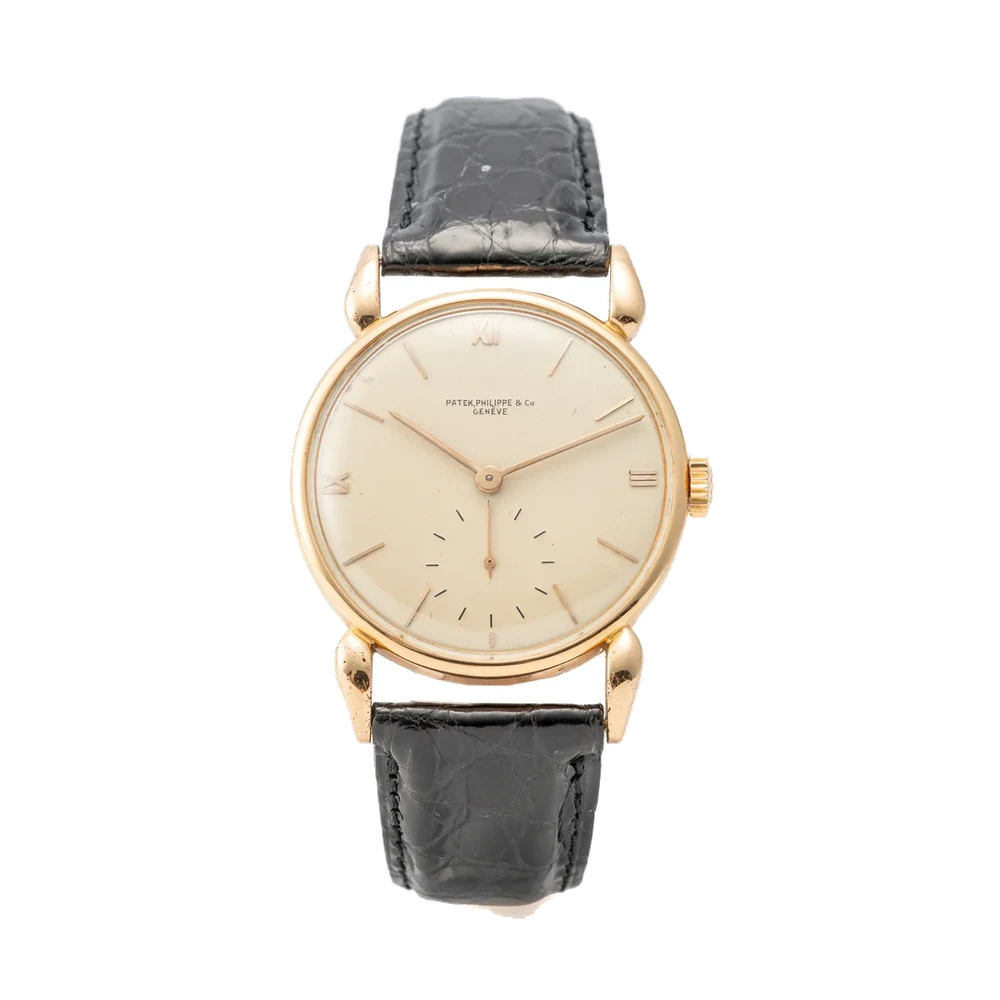 Patek Philippe PATEK PHILIPPE REF. 1595 YELLOW GOLD Very fine and rare, manual-winding, 18K yellow gold wristwatch. kol saati