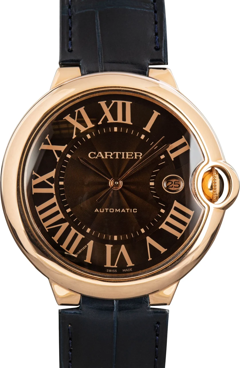 Cartier Ballon Bleu De W6920037 18k Rose Gold 42 mm kol saati