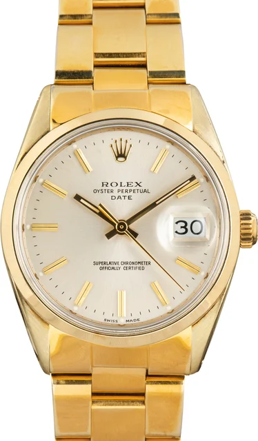 Rolex ROLEX REF. 1550, DATE, WITH UAE LOGO, GOLD PLATED kol saati
