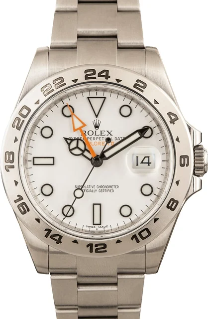 Rolex 'Polar' Explorer II Ref 216570 216570WSO kol saati