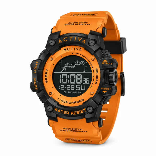 Activa Summit X Invicta Digital Watch - 50mm. Orange (ACW8082-009) kol saati