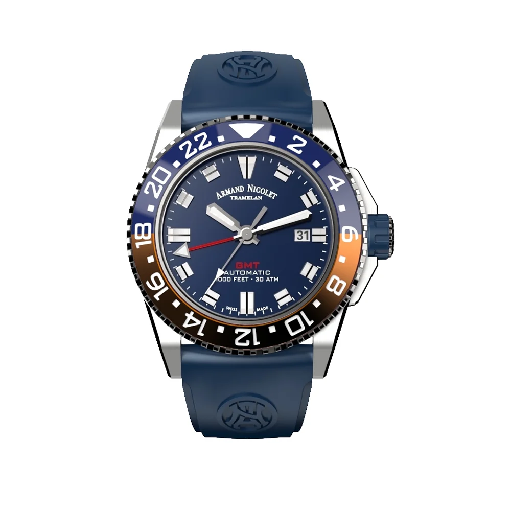Armand Nicolet Armand Nicolet JS9 A486BGU-BU-GG4710U 44 mm kol saati