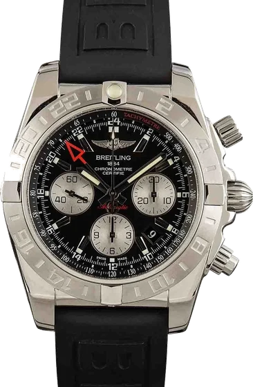 Breitling Chronomat Evolution Black Dial AB0420 kol saati