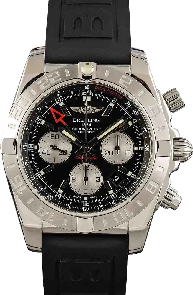 Breitling Chronomat Evolution Black Dial AB0420 44 mm kol saati