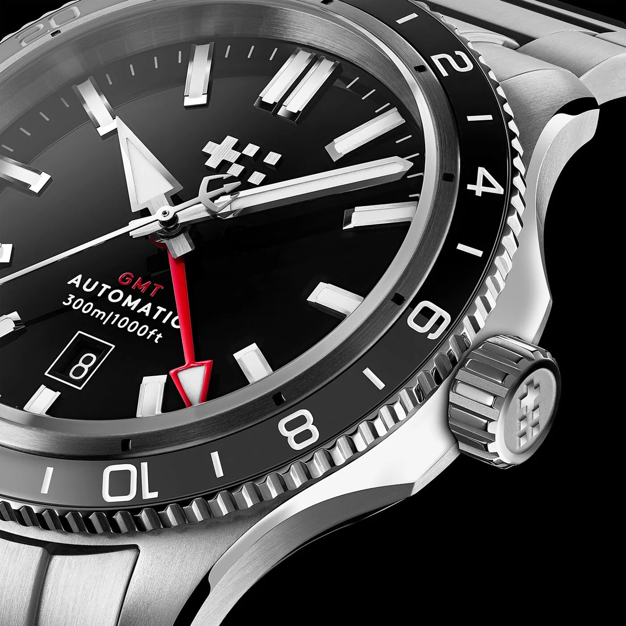 Christopher Ward Trident GMT 300 C60-40AGM31S0KK0-B0 40 mm kol saati
