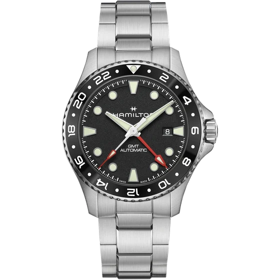 Hamilton Khaki Navy Scuba Auto GMT 43mm H82555130 kol saati