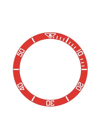 Glycine-Mods Sub Style Ceramic Bezel Insert Red SUBRED/GM/CB42 kol saati