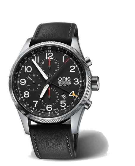 Oris Big Crown ProPilot Chronograph GMT 01 677 7699 4164-07 5 22 19FC kol saati