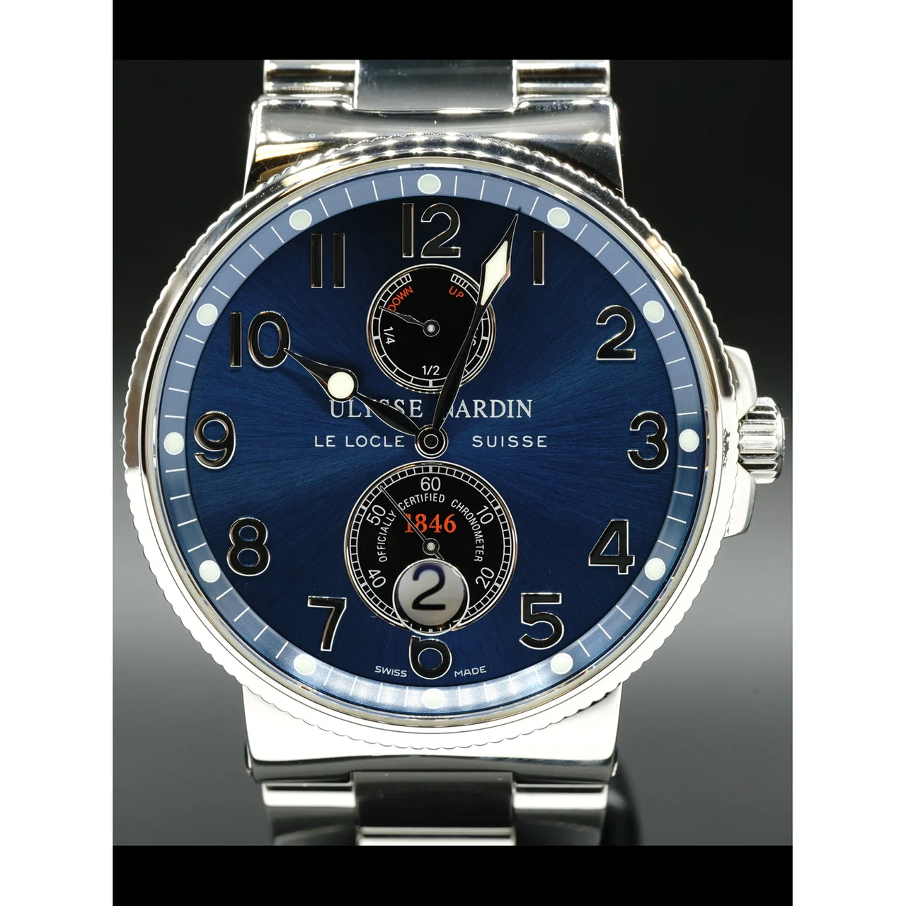 Ulysse Nardin Maxi Marine Diver Blue 263-66 210000024470 kol saati